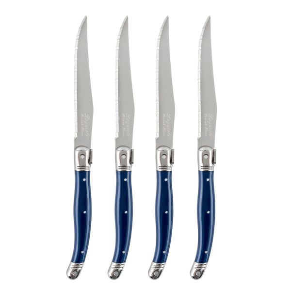 french home French Home Laguiole Steak Knives Set of 4 Navy Blue