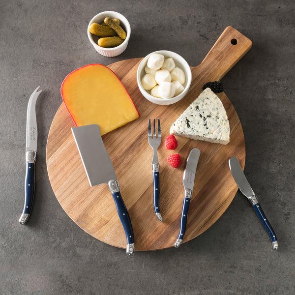 French Home French Home Laguiole Ultimate 11-Piece Charcuterie Set With Navy Handles