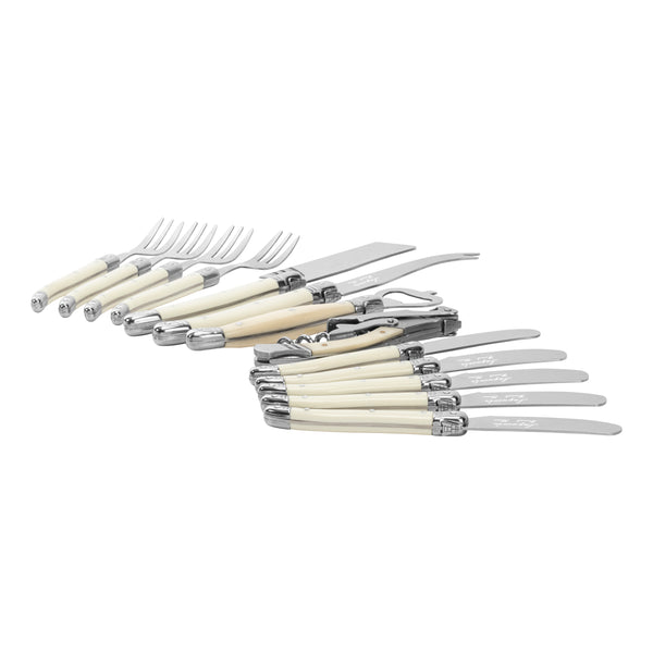 French Home French Home Laguiole Ultimate 13-Piece Charcuterie And Barware Set With Faux Ivory Handles