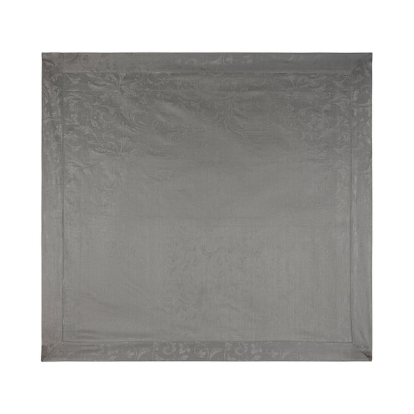 French Home French Home Linen 68" X 100" Renaissance Tablecloth - Dark Grey