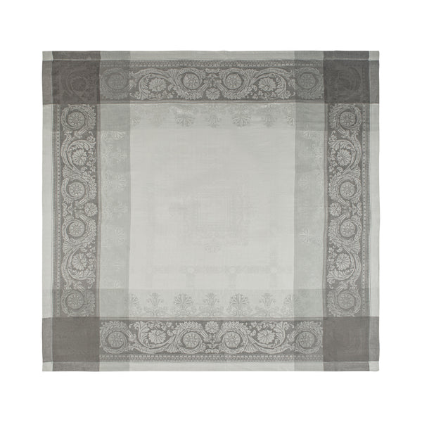 French Home French Home Linen 71" X 100" Cleopatra Tablecloth - Shades Of Grey