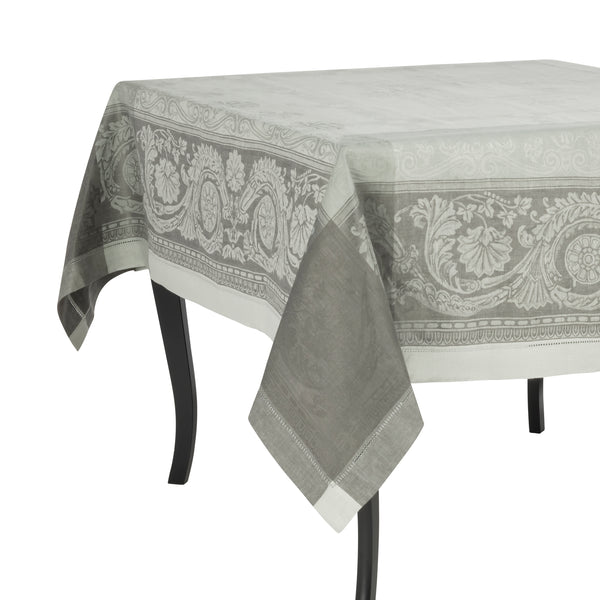 french home French Home Linen 71" x 124" Cleopatra Tablecloth - Shades of Grey