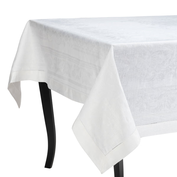 french home French Home Linen 71" x 71" Arboretum Tablecloth - White french home French Home Linen 71" x 71" Arboretum Tablecloth - White