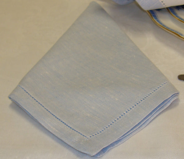 French Home French Home Linen Set Of 6 Grey Blue Napkins