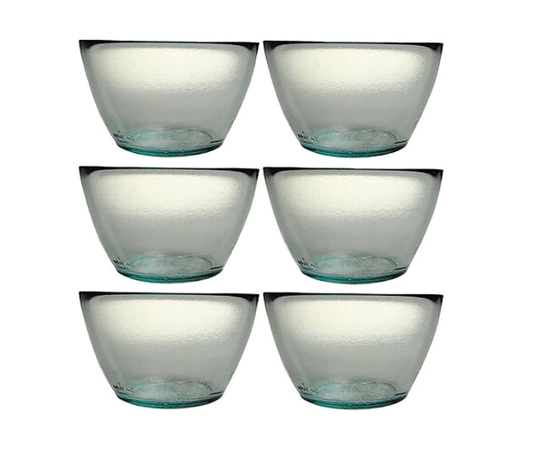 French Home French Home Recycled Glass Vintage Soup Bowl Set Of 6