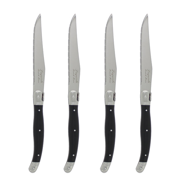 french home French Home Set of 4 Laguiole Black Steak Knives