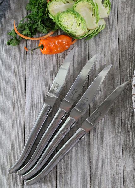 French Home French Home Set Of 4 Laguiole Connoisseur Stainless Steel Steak Knives