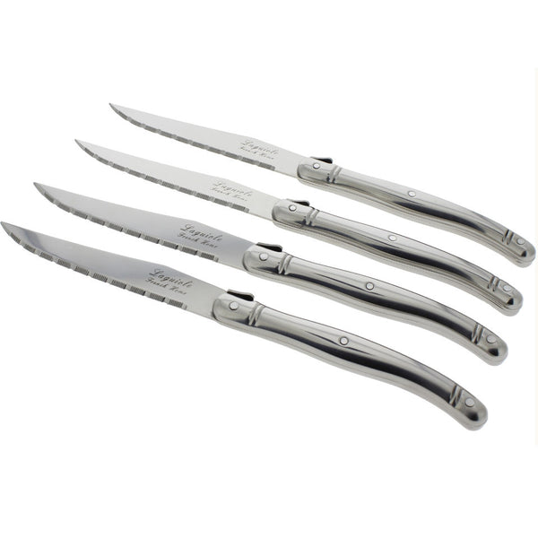 French Home French Home Set Of 4 Laguiole Stainless Steel Steak Knives