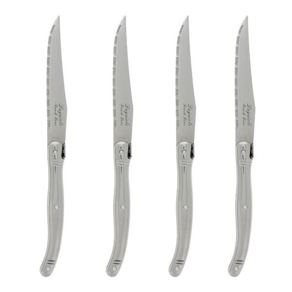 french home French Home Set of 4 Laguiole Stainless Steel Steak Knives