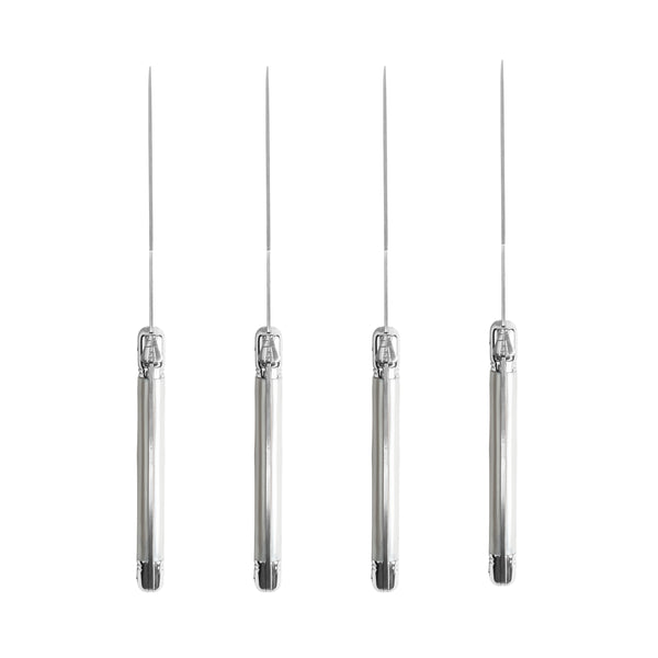 French Home French Home Set Of 4 Laguiole Steak Knives Pewter