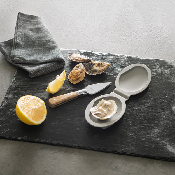 French Home French Home Set Of Laguiole Oyster Shucking Knife And Silicone Holder