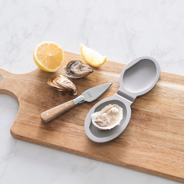 French Home French Home Set Of Laguiole Oyster Shucking Knife And Silicone Holder