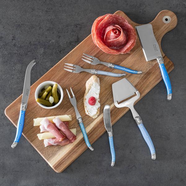 French Home French Home Ultimate 13-Piece Laguiole Charcuterie Set With Shades Of Blue Handles