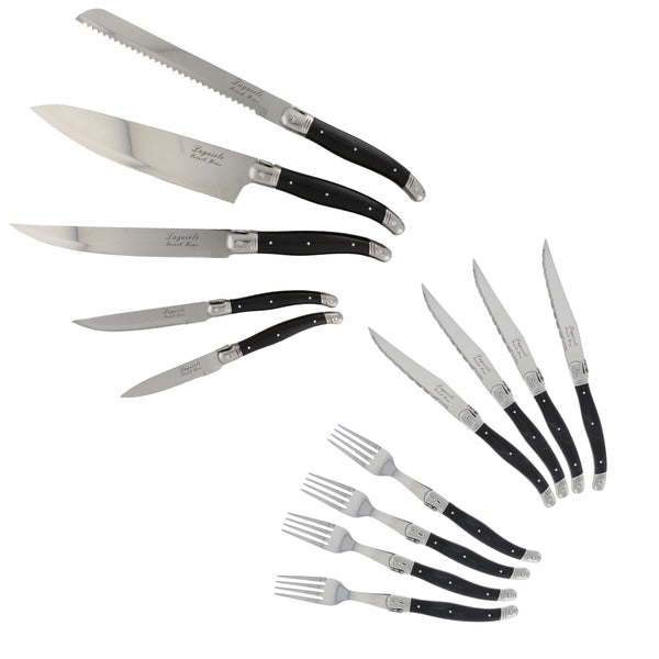 French Home French Home Ultimate 13 Piece Laguiole Kitchen And Steak Knife & Fork Set