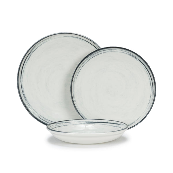 french home French Home Water's Edge Porcelain 12-Piece Dinnerware Set