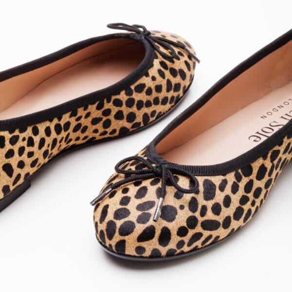 French Sole Bespoke Henrietta Jaguar Pony Hair (BES10)