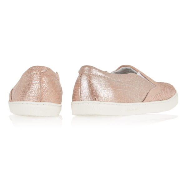 French Sole Board Walker Nude Snake Leather With Nude Metallic (BW04)
