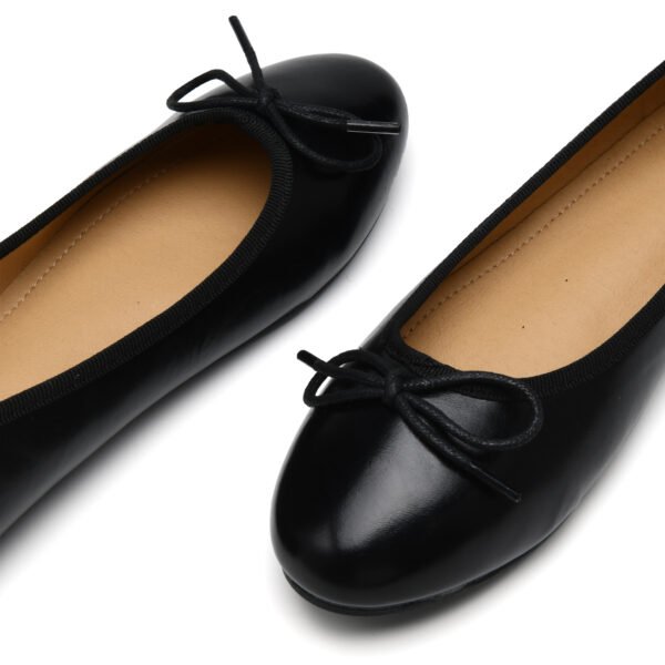 French Sole Amelie Black Leather (AML01)