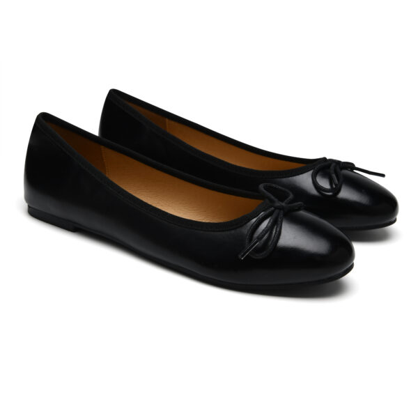 French Sole Amelie Black Leather (AML01)