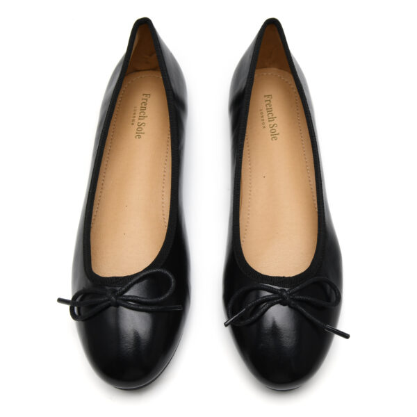 french sole Amelie Black Leather (AML01)