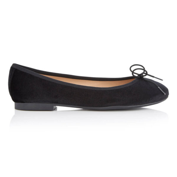 French Sole Amelie Black Velvet (AML1260)