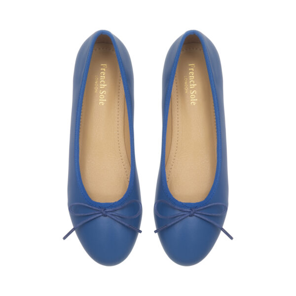french sole Amelie Blue Leather (AML506)