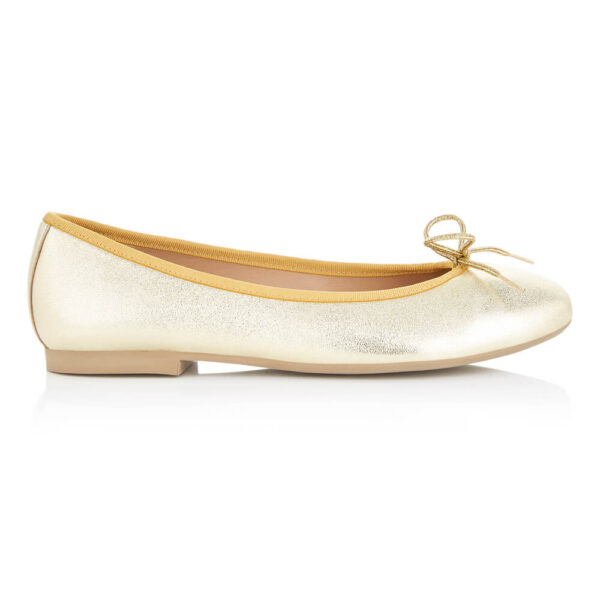 French Sole Amelie Gold Leather (AML212)