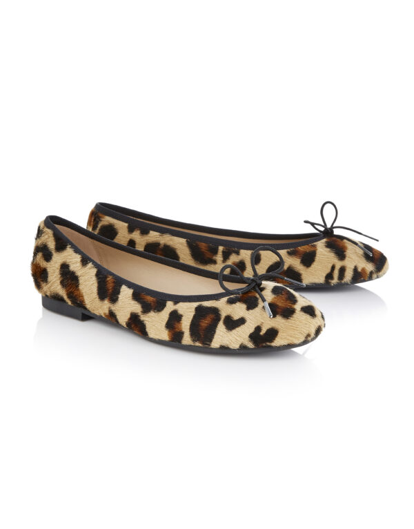 French Sole Amelie Leopard Hair Leather (AML425)