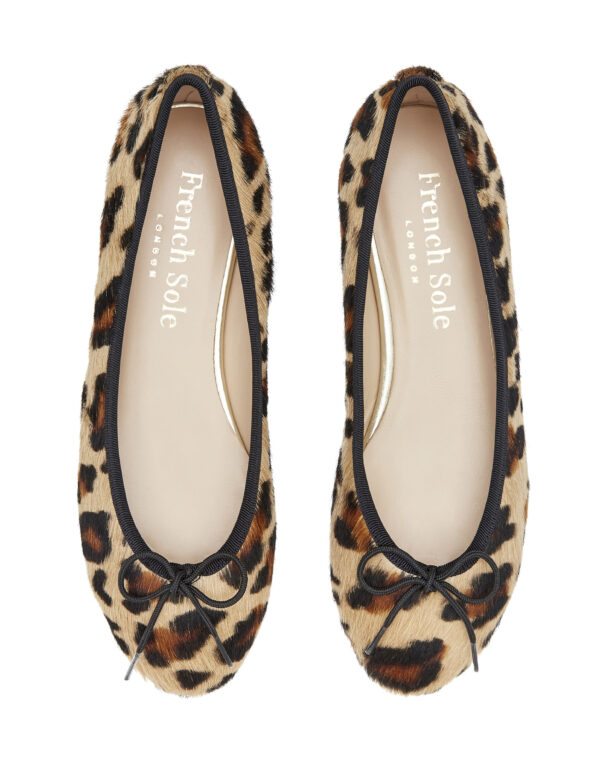 french sole Amelie Leopard Hair Leather (AML425)