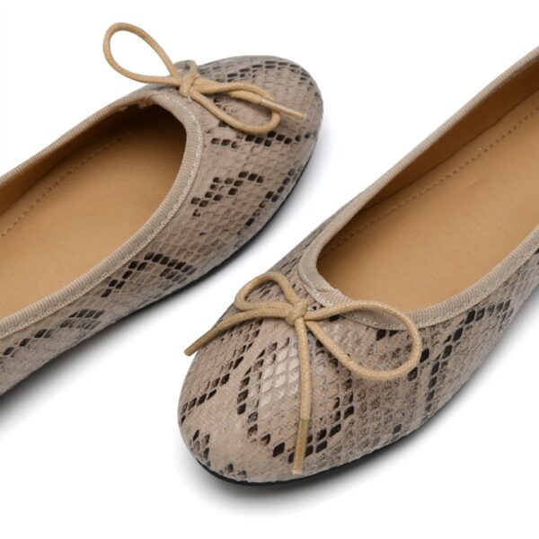 French Sole Amelie Nude Python Leather (AML1261)