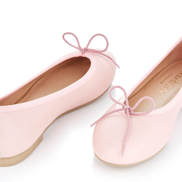 French Sole Amelie Rose Pink Leather (AML1256)