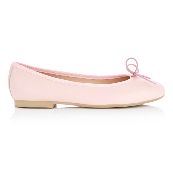 French Sole Amelie Rose Pink Leather (AML1256)