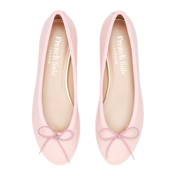 french sole Amelie Rose Pink Leather (AML1256)