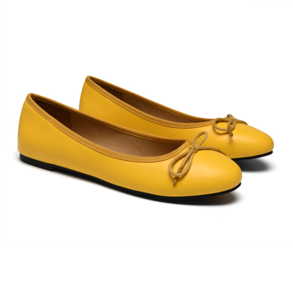French Sole Amelie Yellow Leather (AML258)