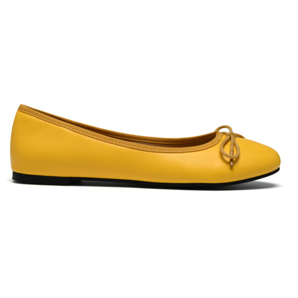 French Sole Amelie Yellow Leather (AML258)
