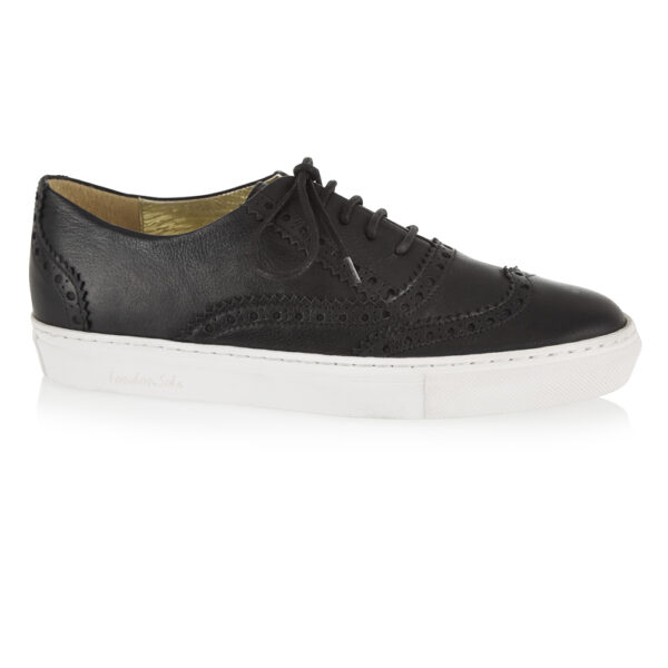 French Sole Board Walker Black Leather (BW29)