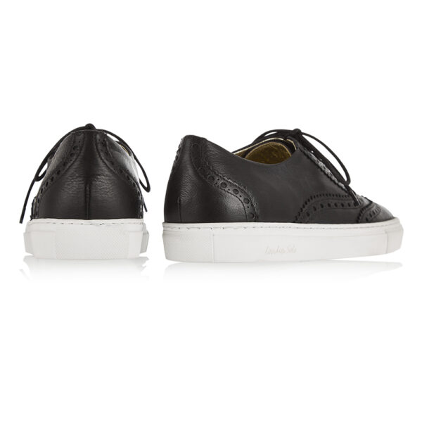 French Sole Board Walker Black Leather (BW29)