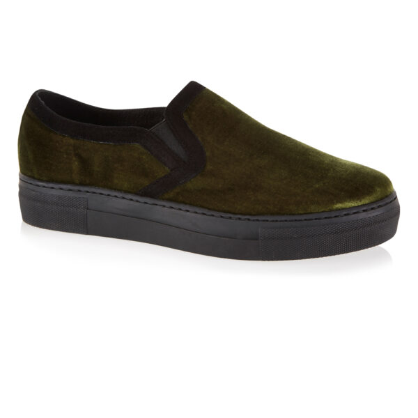 French Sole Board Walker Green Velvet (BW46)