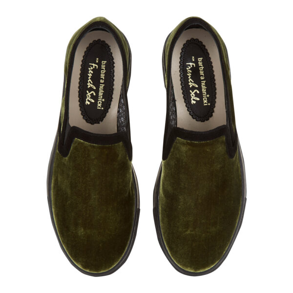 french sole Board Walker Green Velvet (BW46)