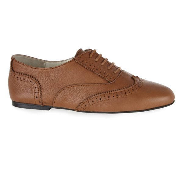 French Sole Brogues Tan Leather (BG08)