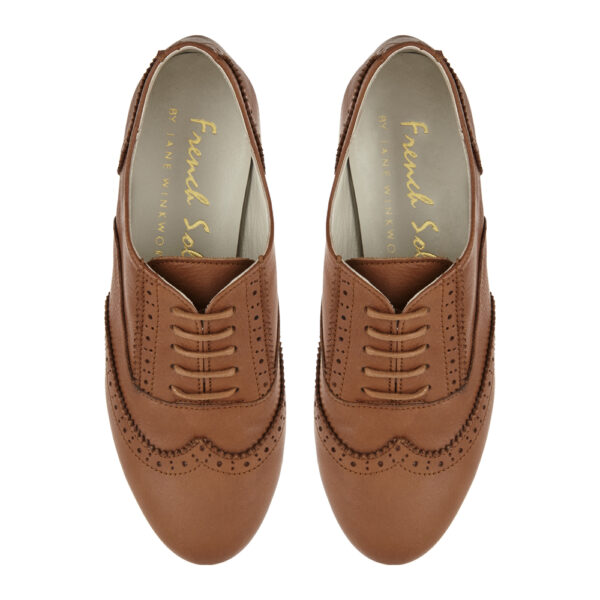 french sole Brogues Tan Leather (BG08)