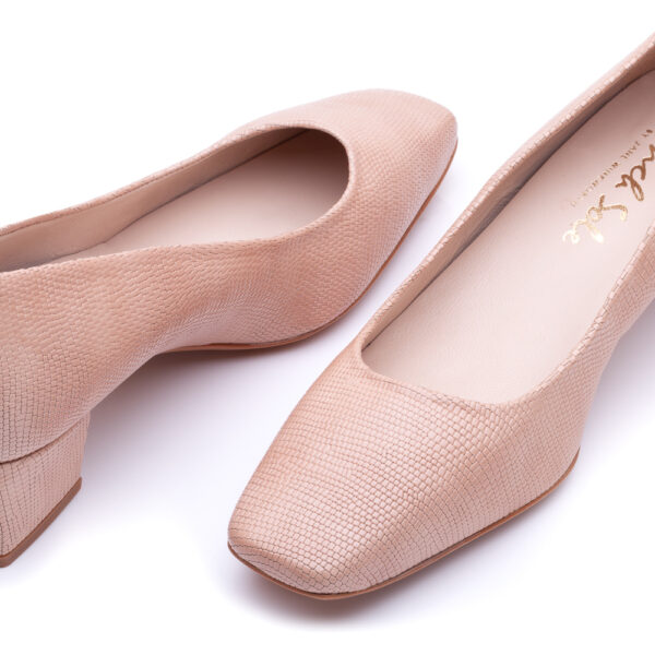 French Sole Carla Heel Taupe Leather (CAR12)