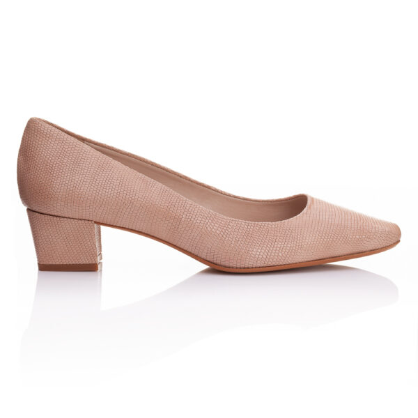 French Sole Carla Heel Taupe Leather (CAR12)