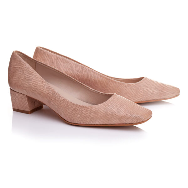 French Sole Carla Heel Taupe Leather (CAR12)