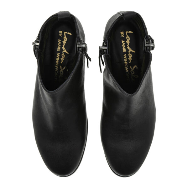 French Sole Charlotte Black Leather (CHA01)