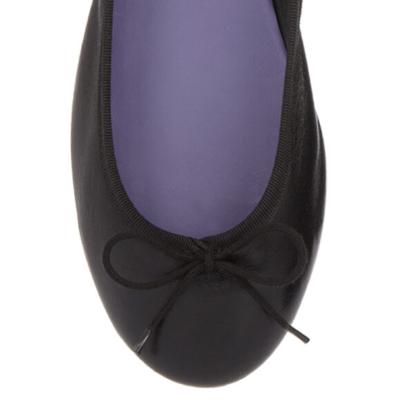 French Sole Classic Ballet Black Leather (BAB01)