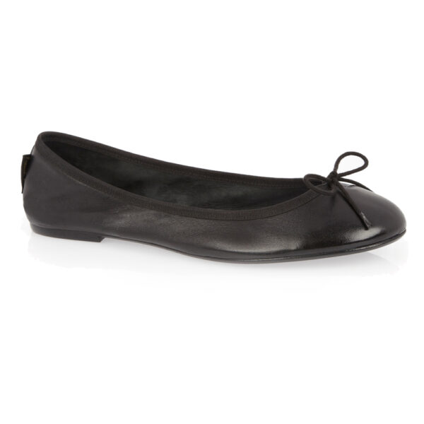 French Sole Classic Ballet Black Leather (BAB01)