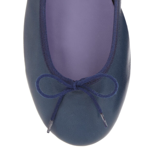 French Sole Classic Ballet Navy Leather (BAB02)