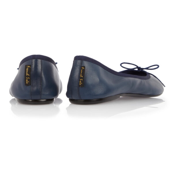 French Sole Classic Ballet Navy Leather (BAB02)