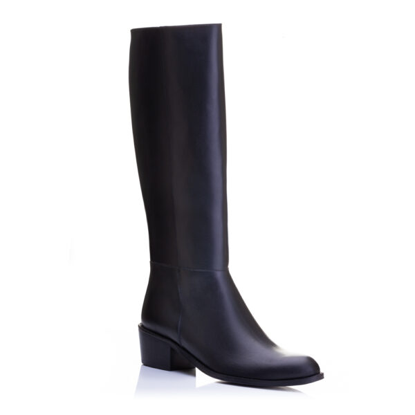 French Sole Ebury Boots Black Leather (EB01)